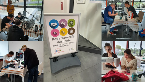 Impressionen vom Reparaturcafé in Vechelde
